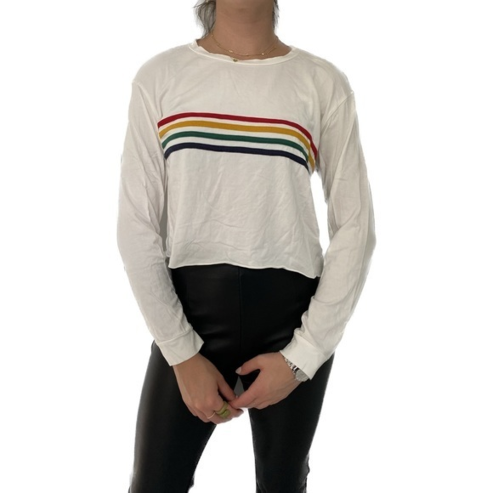 🌈‎ green eyed girl cropped long sleeve top 🌈